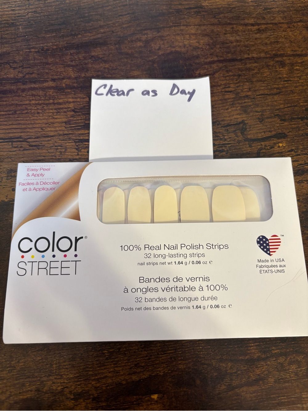 Color Street: Clear as day